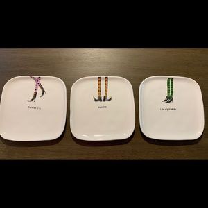 Rae Dunn Witches Feet Plates